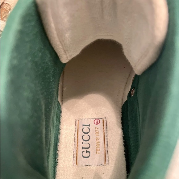 SOLD Gucci TENNIS 1977 HIGH TOP SNEAKER Women’s size 7.5 w/ full set - Picture 8 of 8